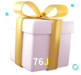 Receba seus bônus de boas-vindas no 76J